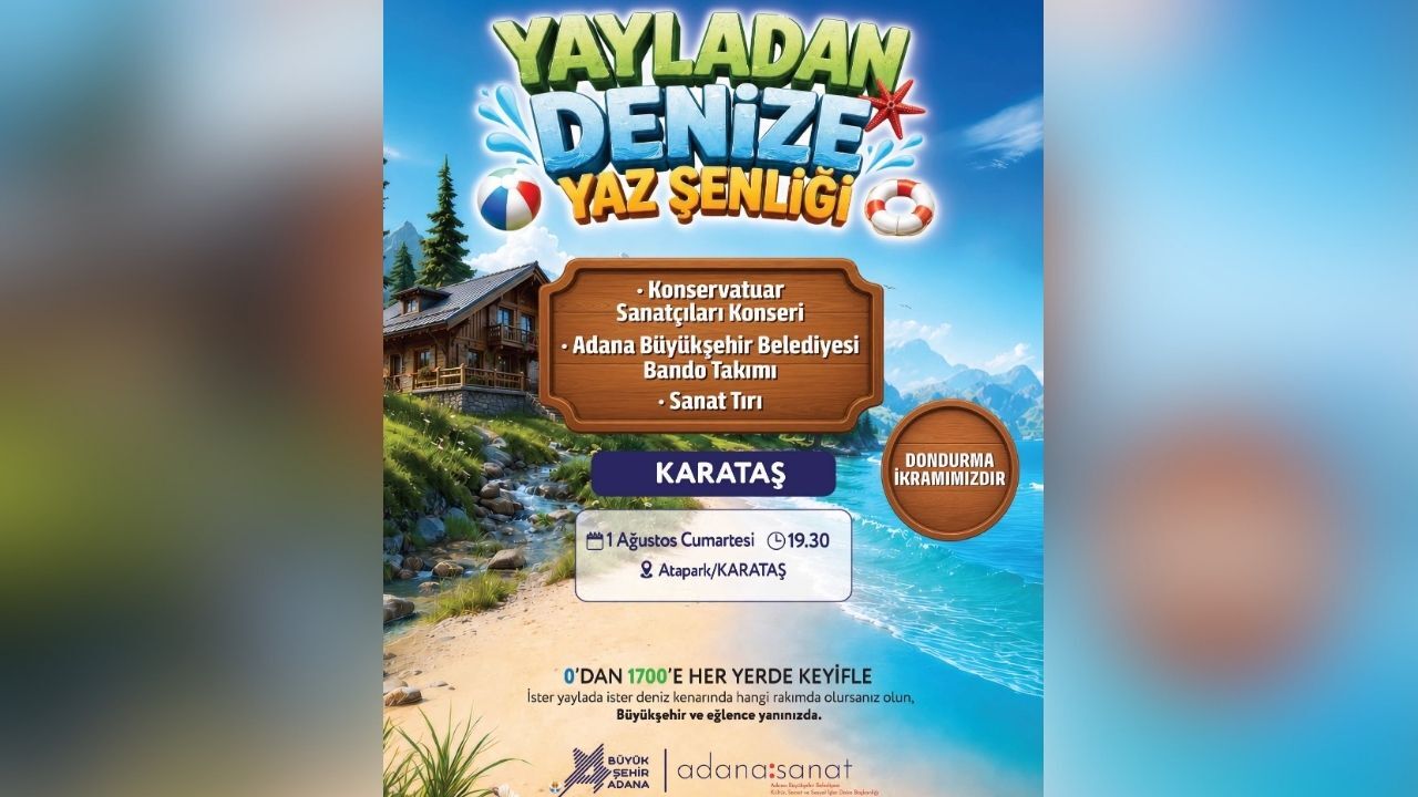Adana'da Yaz Coşkusu Karataş'ta Devam Ediyor