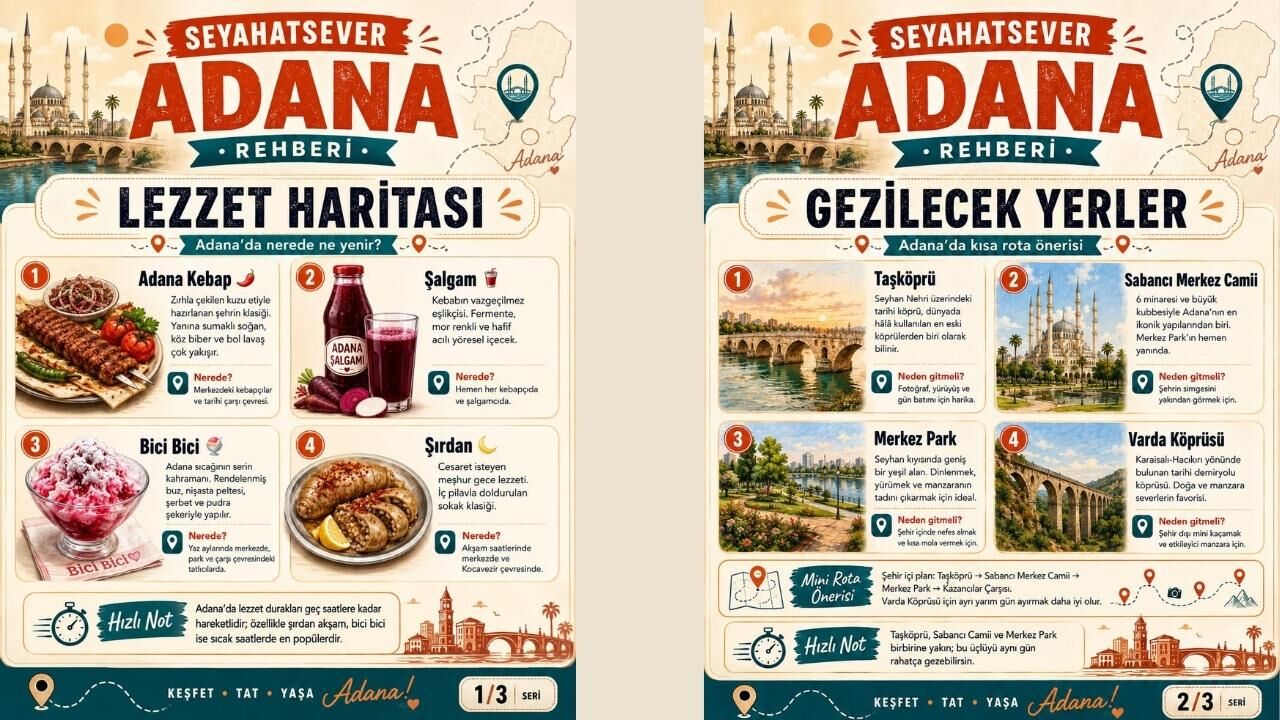 Adana'yı Keşfedecek Gençlere Özel Şehir Rehberi Hazırlandı