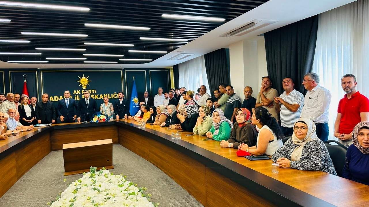 Ak Parti Sarıçam Teşkilatı'ndan Mustafa Özkan'a Ziyaret (2)