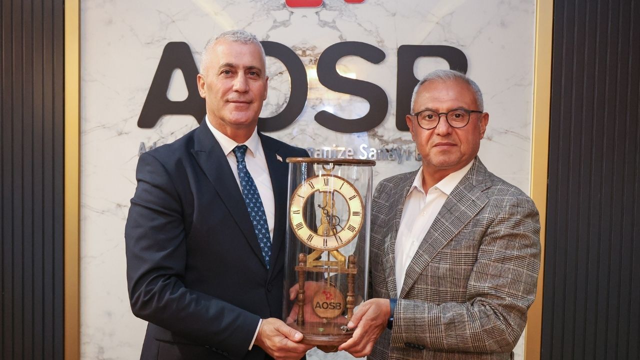 Aosb, Kktc Heyetini Ağırladı! Sanayi Iş Birliği Masaya Yatırıldı (1)