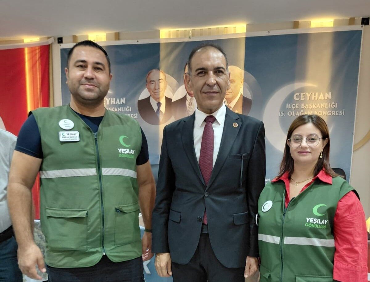 Ceyhan Yeşilay’dan MHP’ye kongre ziyareti: Av. Semih Aksoy’a başarı dileği