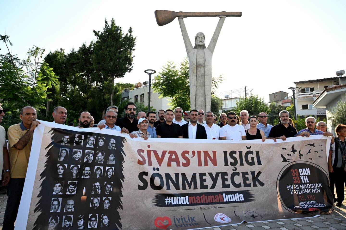Çukurova'da Madımak Katliamının 33. Yılında Hüzünlü Anma3