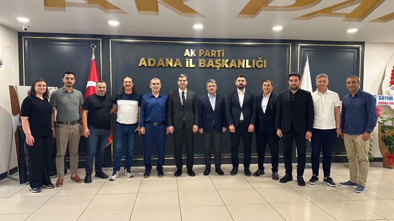 Faruk Aytek Ak Parti Adana İl Başkanı Mustafa Özkan'ı Ziyaret Etti (1)