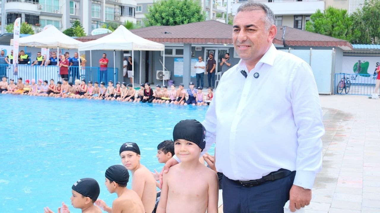 Güngör Geçer, Yüzme Kurslarının Açılışını Gerçekleştirdi (1)