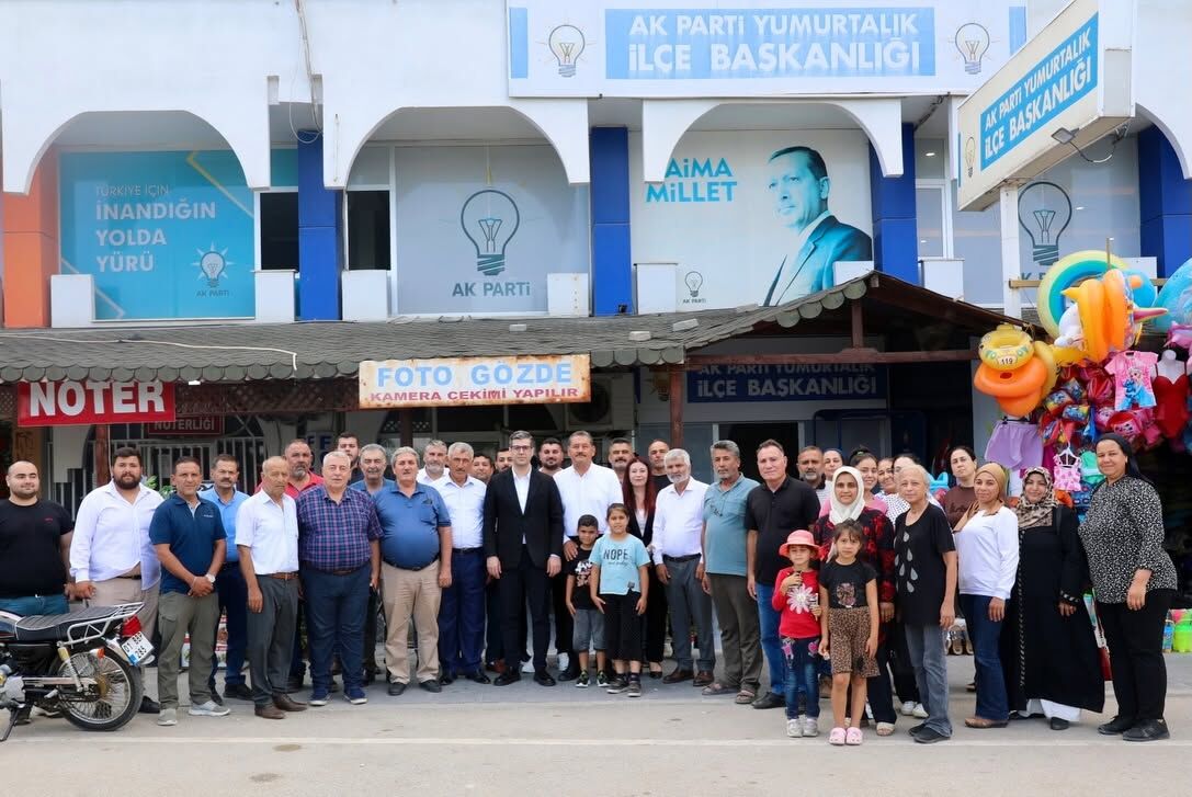 K Parti Adana İl Başkanı Mustafa Özkan, Yumurtalık'ta Teşkilatla Buluştu