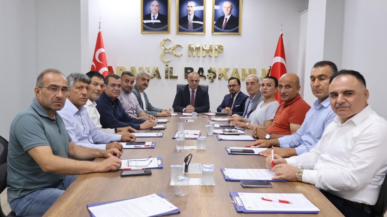 Mhp Adana İl Başkanlığı'nda Kritik Toplantı! (1)