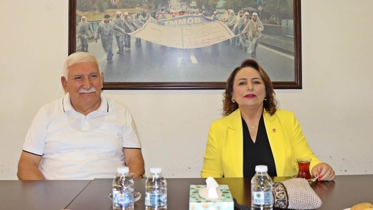 Müzeyyen Şevkin'den Tmmob Yönetimine Hayırlı Olsun Ziyareti (1)