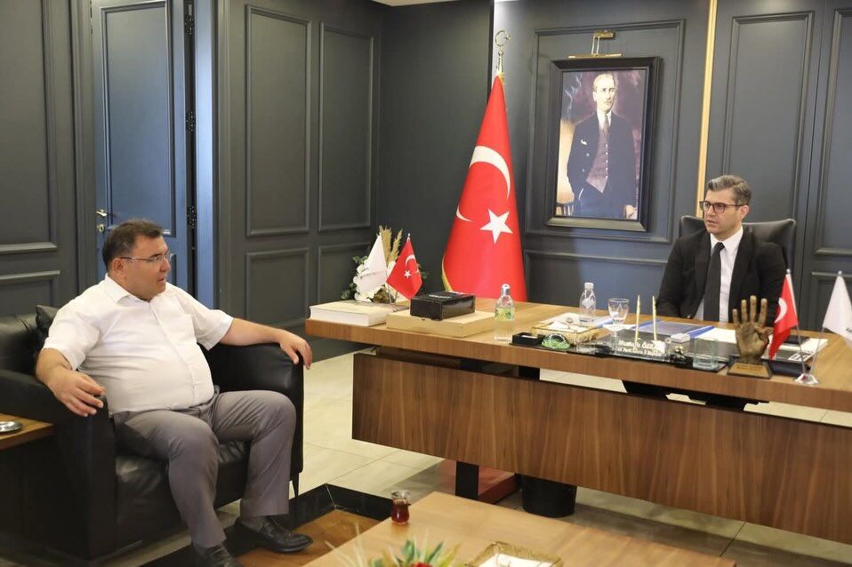 Sağlık Sen’den Ak Parti İl Başkanı Mustafa Özkan’a Hayırlı Olsun Ziyareti (1)