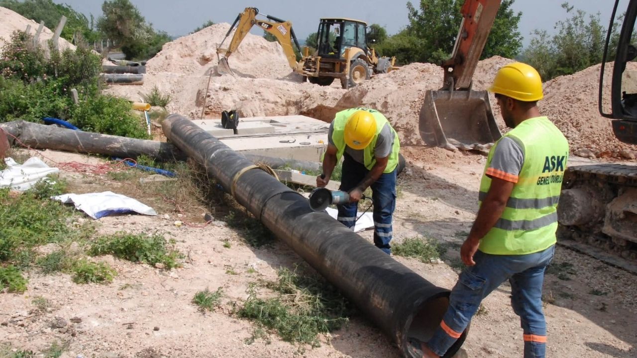 Sarıçam Akkuyu Mahallesi'ne 26 Kilometrelik Içme Suyu Hattı (2)