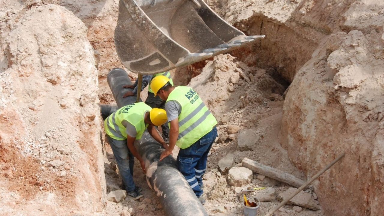 Sarıçam Akkuyu Mahallesi'ne 26 Kilometrelik Içme Suyu Hattı