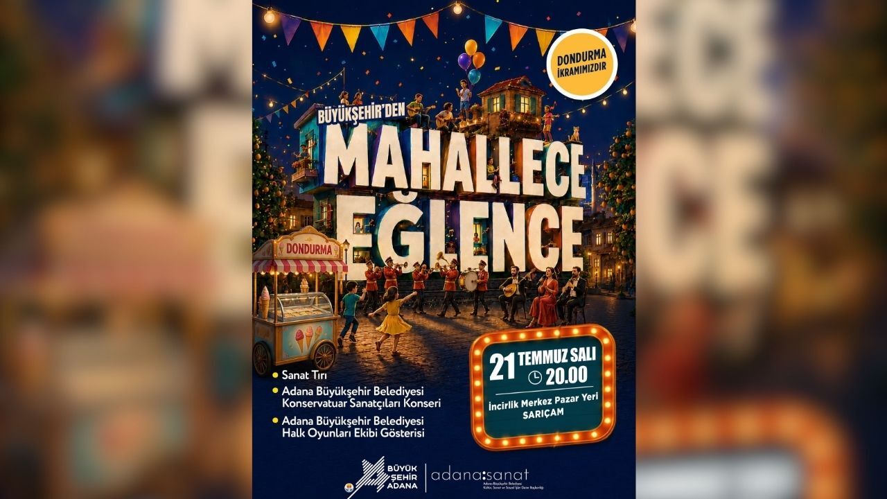 Sarıçam'da Müzik, Halk Oyunları Ve Eğlence Dolu Akşam