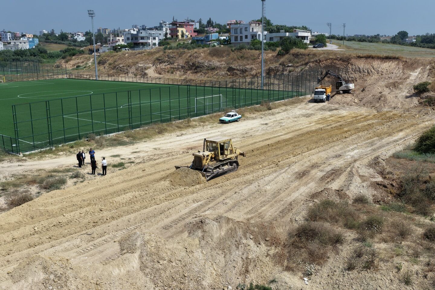 Sarıçam’da Spor Hamlesi Başkan Bilal Uludağ Yatırımları Sahada Inceledi (1)