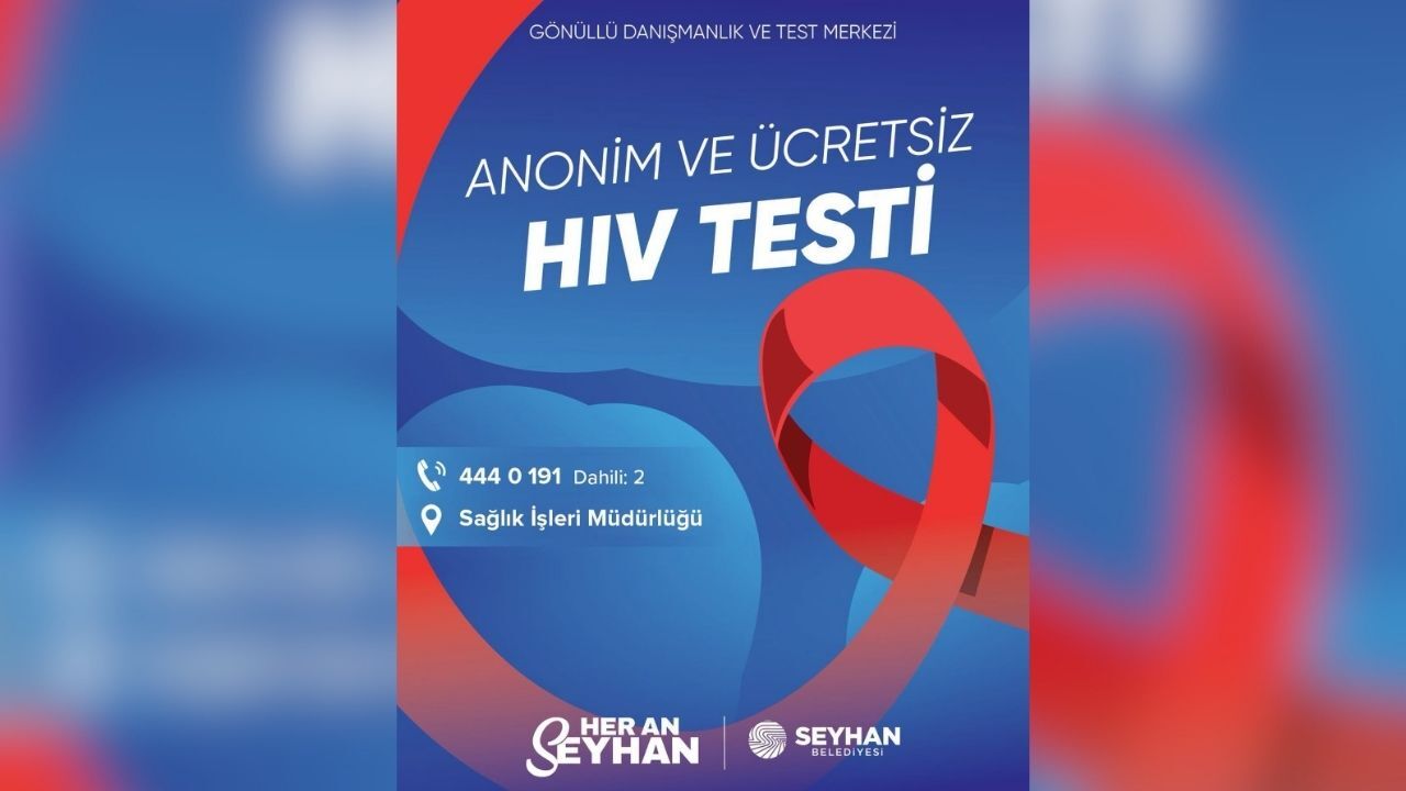 Seyhan Belediyesi'nden Ücretsiz Ve Anonim Hiv Testi Hizmeti (1)