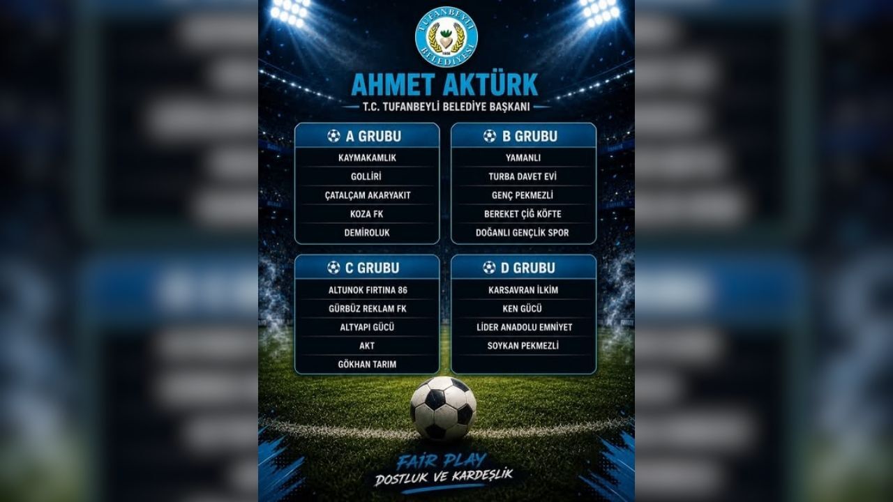 Tufanbeyli'de Futbol Heyecanı Başlıyor!1