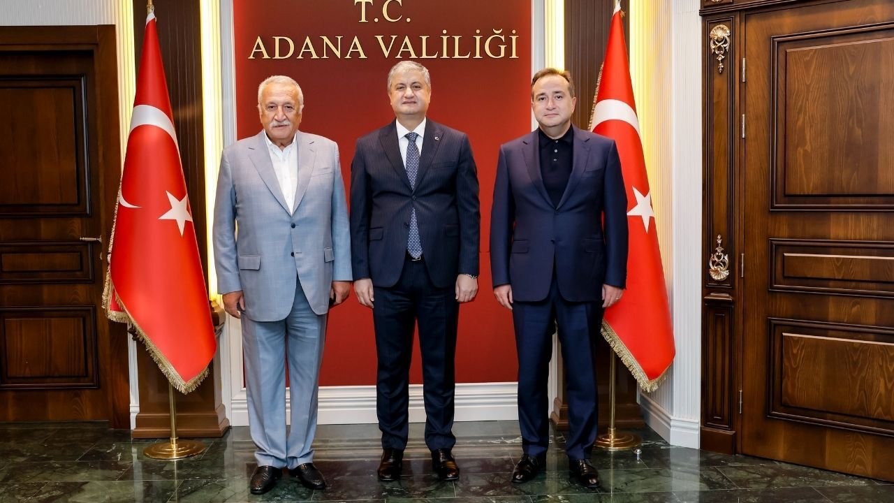 Vali Mustafa Yavuz, Mehmet Ağar ve Zülfü Tolga Ağar'ı ağırladı