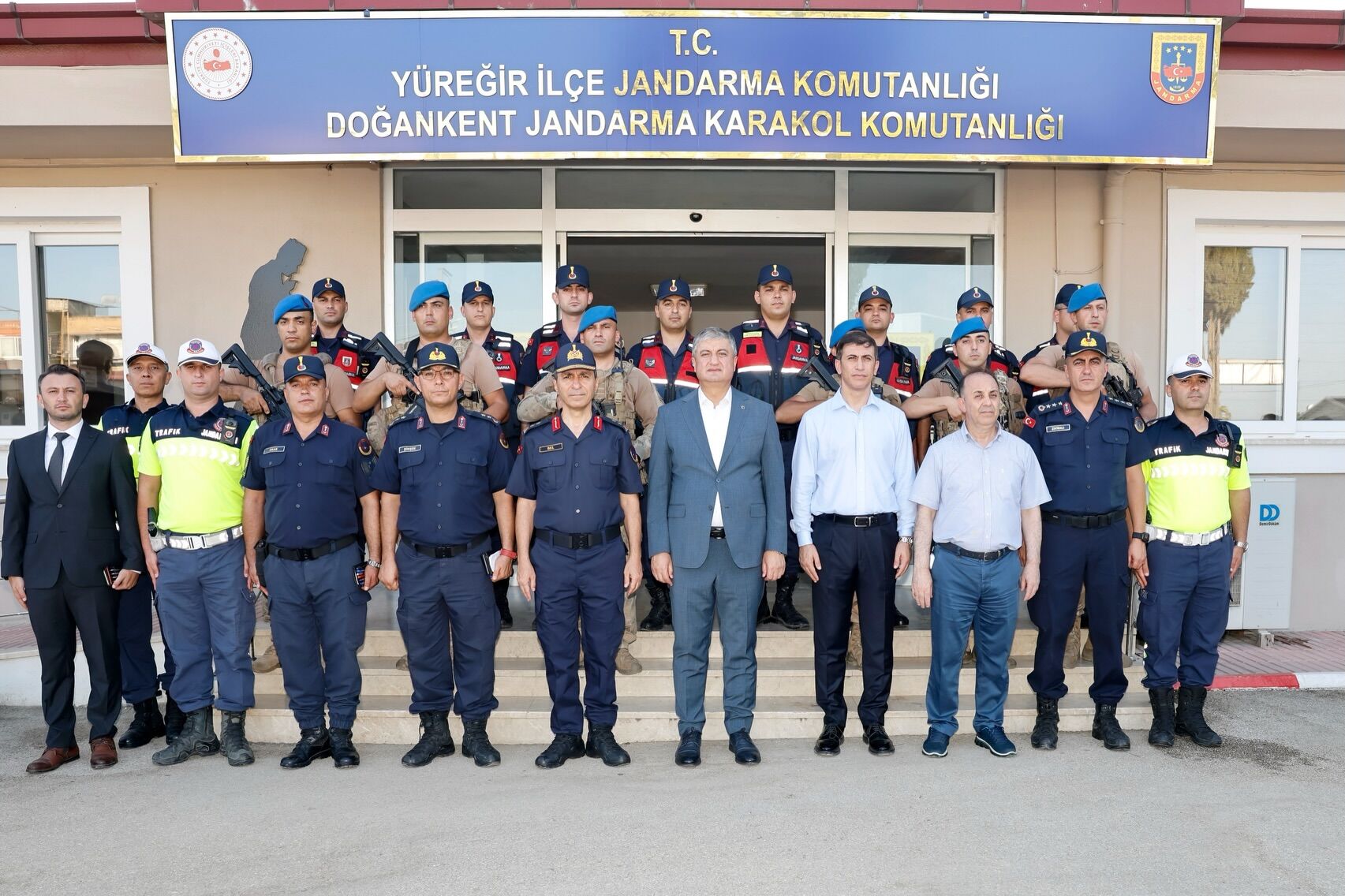 Vali Yavuz’dan Doğankent Jandarma Karakolu’na ziyaret