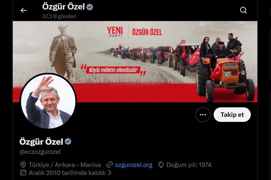 Yeni̇ Parti'nin Logosu Belli Oldu! Özgür Özel Sosyal Medya Profilini Güncelledi-1