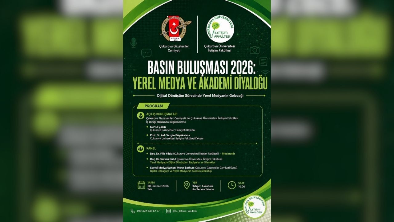 Yerel Medya Ve Akademi Adana'da Aynı Masada Buluşacak (1)