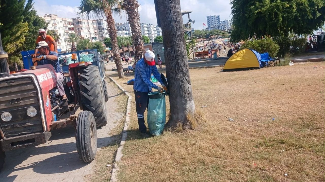 Yumurtalık Belediyesi Çevre Temizliği Çalışmalarını Sürdürüyor