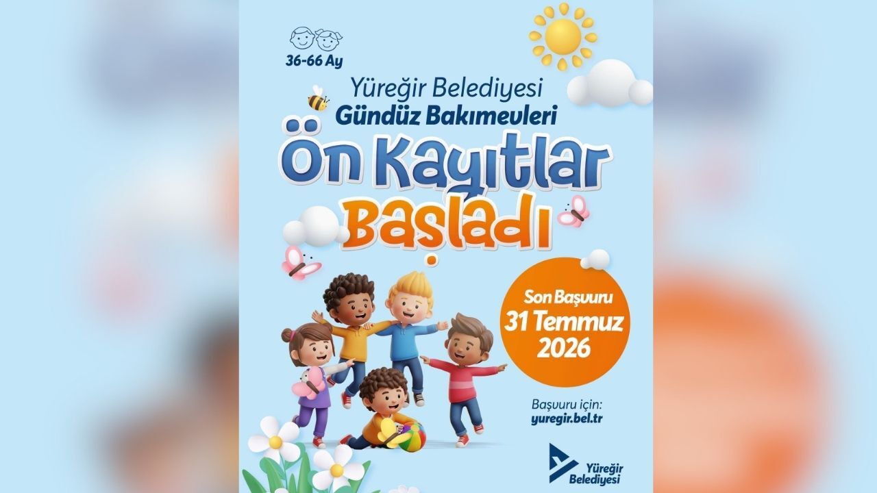 Yüreğir Belediyesi Gündüz Bakımevleri Için Ön Kayıtlar Başladı
