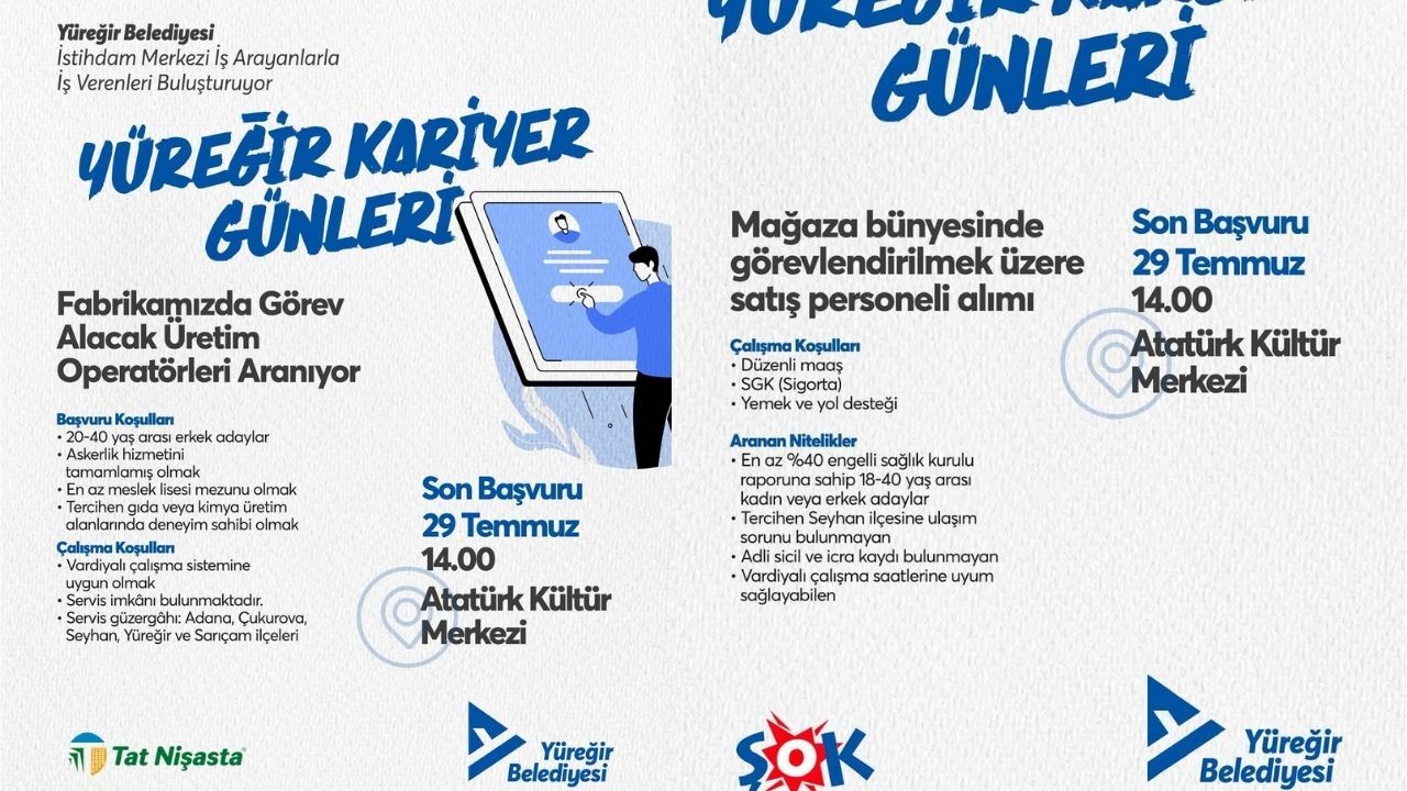 Yüreğir Kariyer Günleri'nde İki Farklı Firmadan Personel Alımı-1