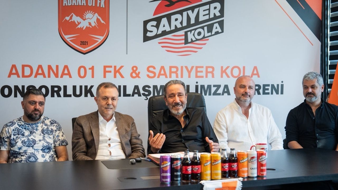 Adana 01 Fk Ile Sarıyer Kola Arasında Sponsorluk Anlaşması Yapıldı