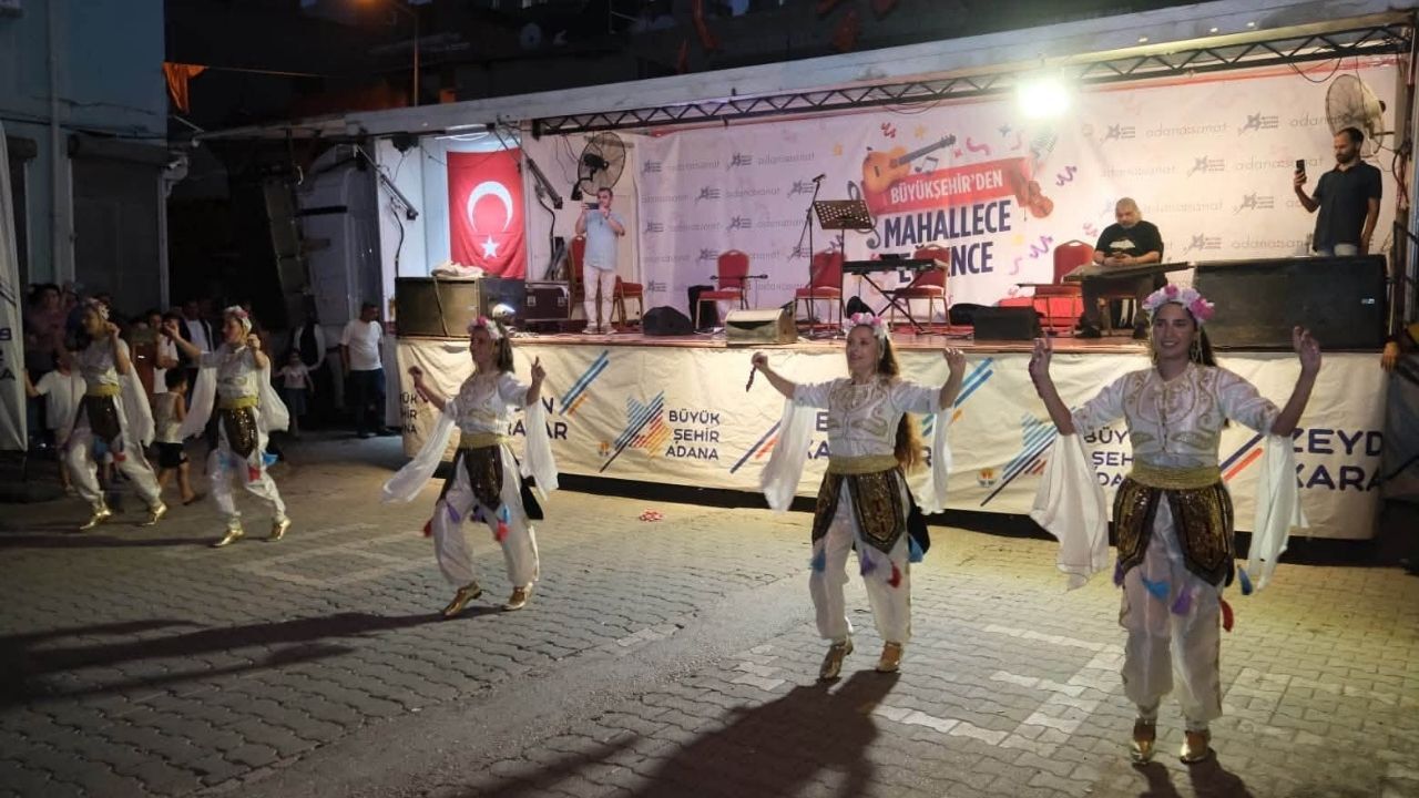 Adana Büyükşehir'den Tellidere'de Eğlence Dolu Gece (2)