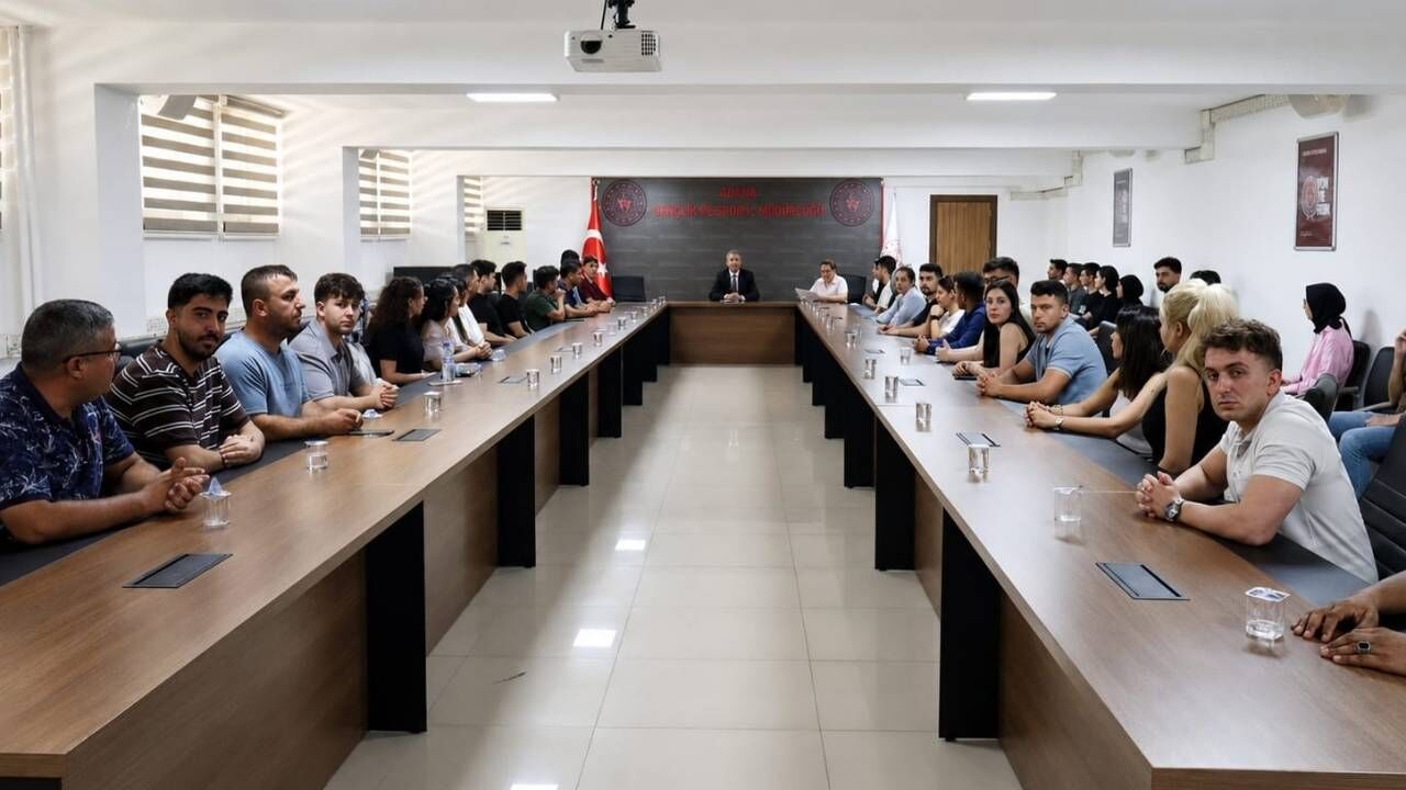 Adana Gençlik Ve Spor İl Müdürlüğünde Yeni Personele Hoş Geldin Toplantısı (1)