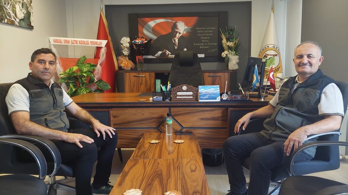 Adana Orman Bölge Müdürü Tahsin Etli’den Hasan Şevk’e Hayırlı Olsun Ziyareti (2)