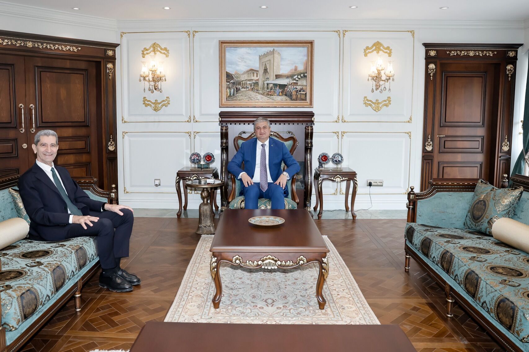 Adana Valisi Mustafa Yavuz'dan Göç İdaresi Yetkililerine Kabul (3)