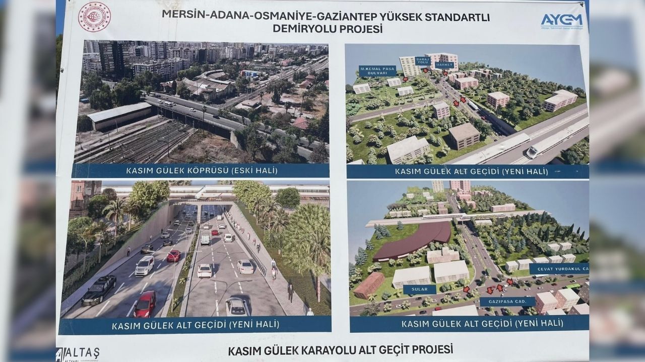 Adana’da Kasım Gülek Alt Geçidi’nde Son Durum Okullar Açılmadan Yetişece (1)