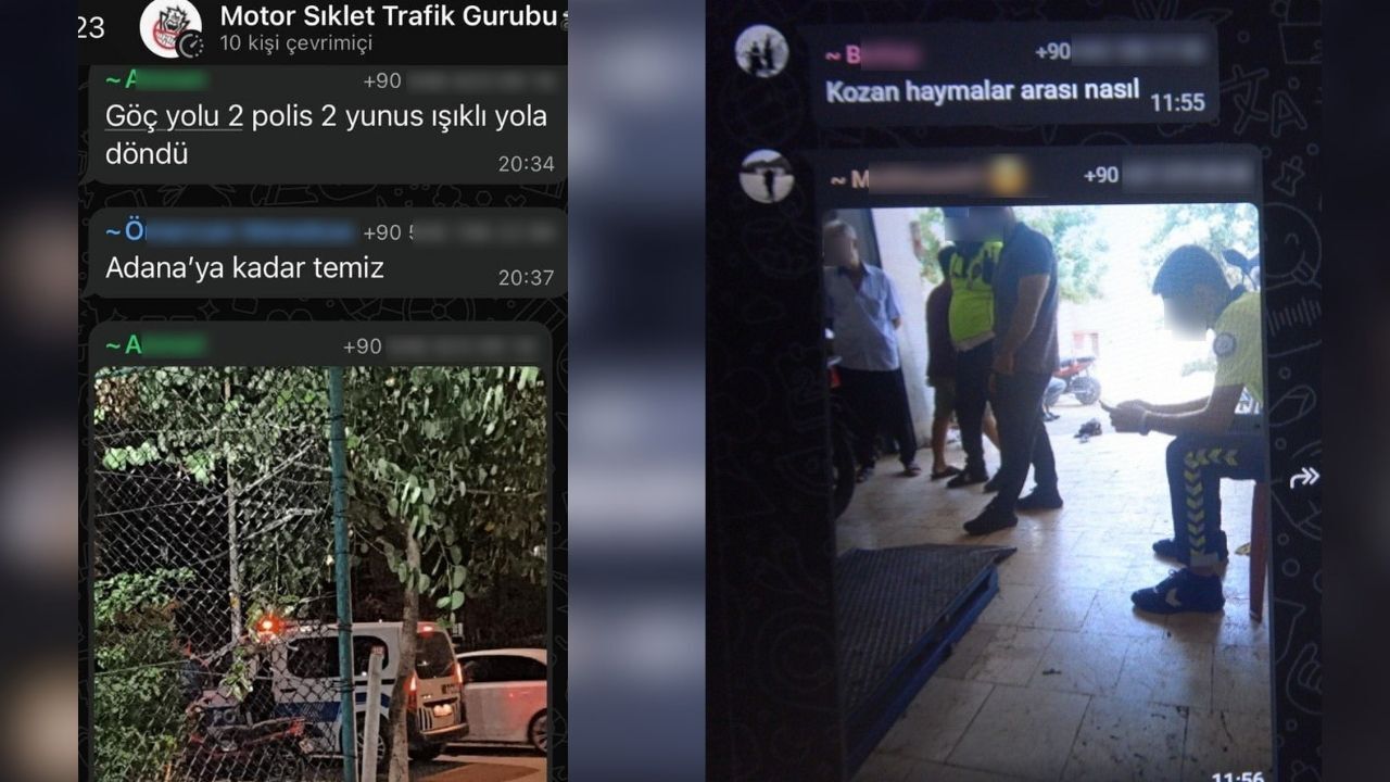 Adana'da Polisten Kaçmak Için Whatsapp Ağı Kurdular! Yazışmalar Ortaya Çıktı (2)