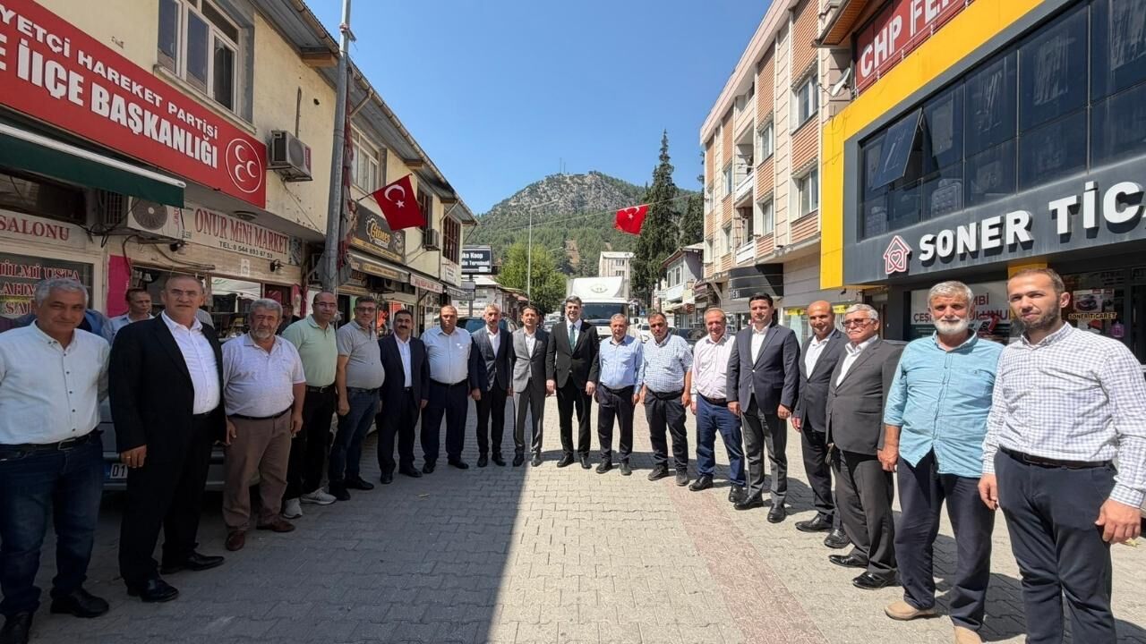 Ak Parti Adana İl Başkanı Mustafa Özkan'dan Feke'ye Çıkarma Yaptı (3)