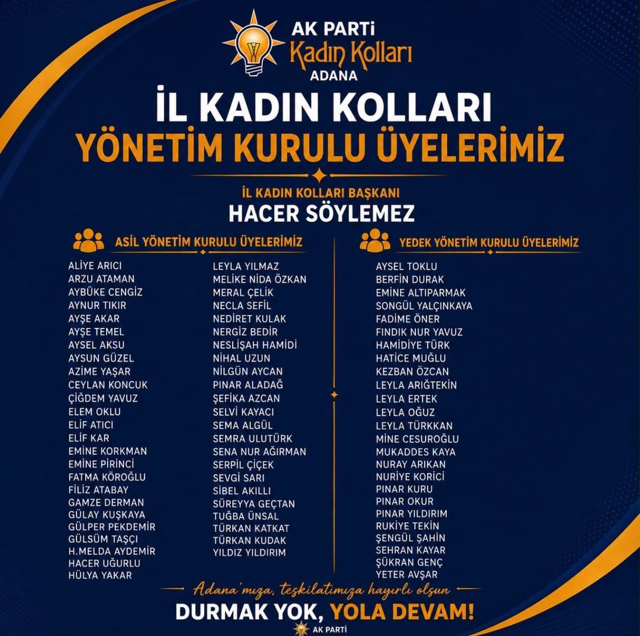 Ak Parti Adana İl Kadın Kollarında Yeni Yürütme Kurulu Göreve Başladı (1)