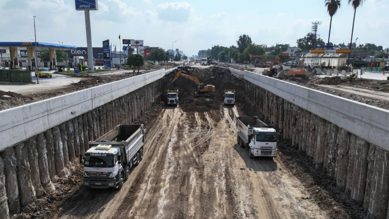 Asri Mezarlık Önü Alt Geçit Projesinde Çalışmalar Sürüyor