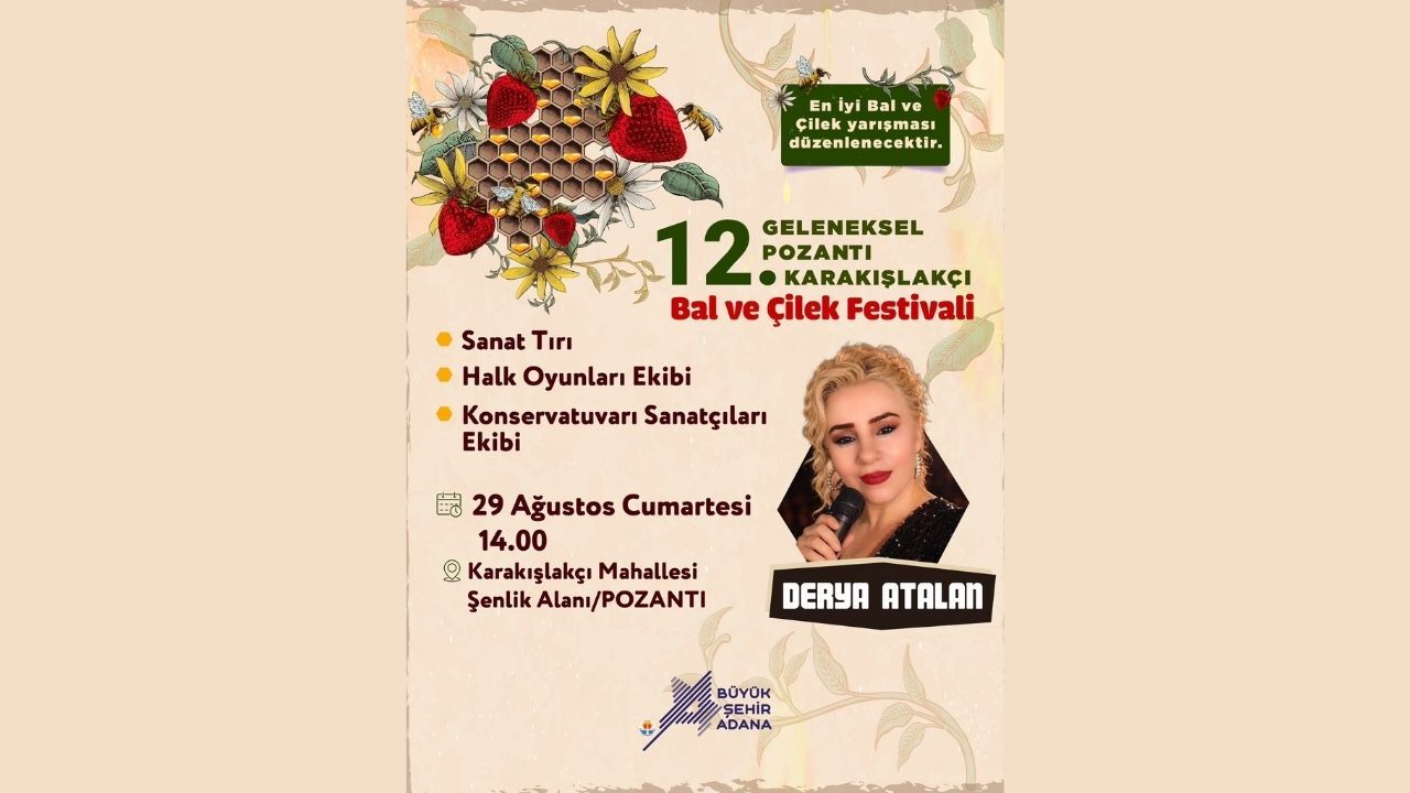 Bal Ve Çileğin Lezzeti Pozantı’da Buluşuyor! Festival Için Geri Sayım Başladı