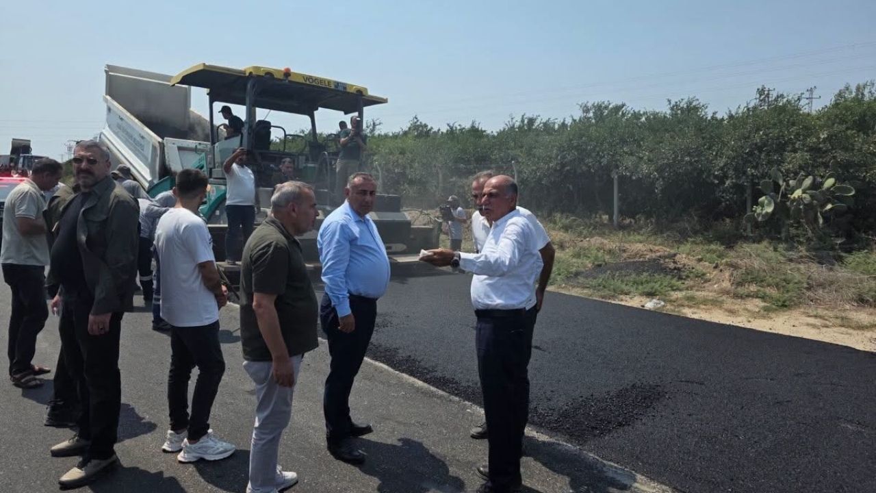 Başkan Altıok Ve Güngör Geçer Yol Çalışmalarını Sahada Inceledi (1)