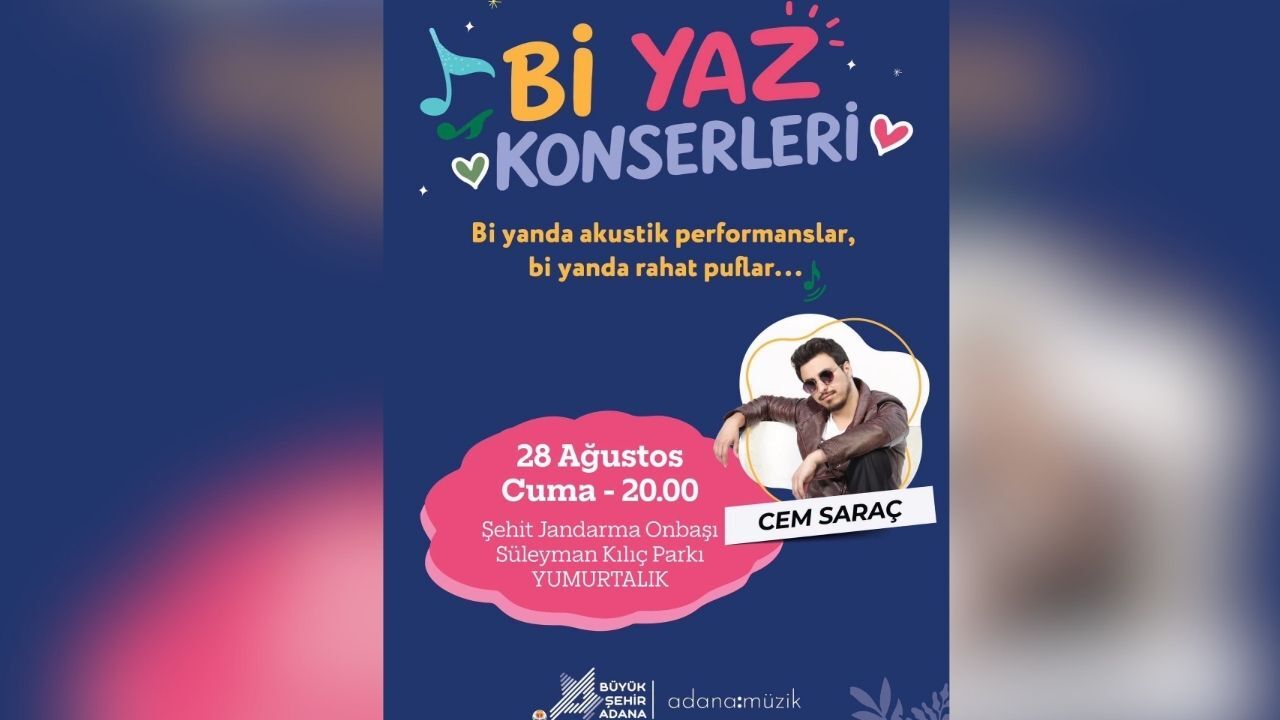 “Bi’ Yaz Konserleri” Yumurtalık’ta Devam Ediyor