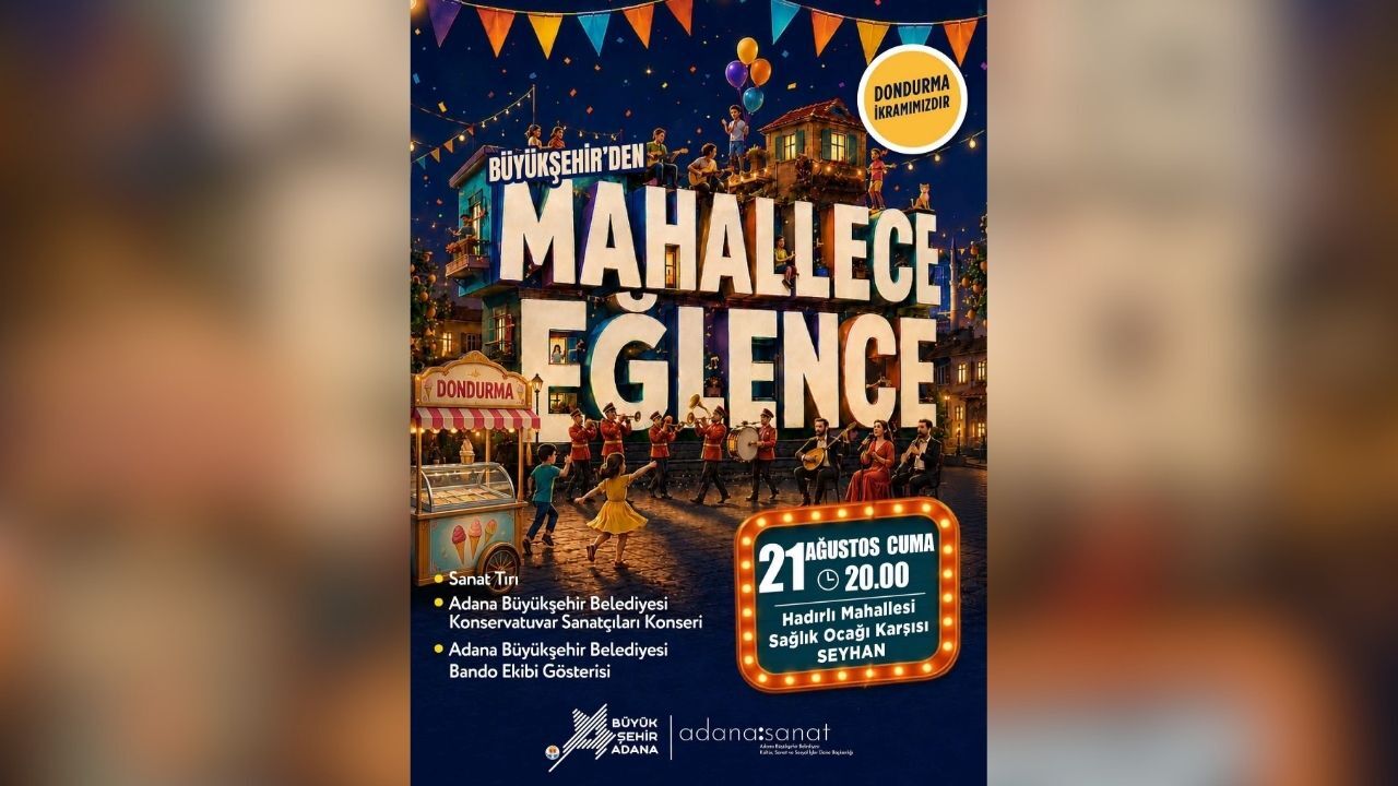 Büyükşehir’den Hadırlı Mahallesi’nde Mahallece Eğlence Şöleni