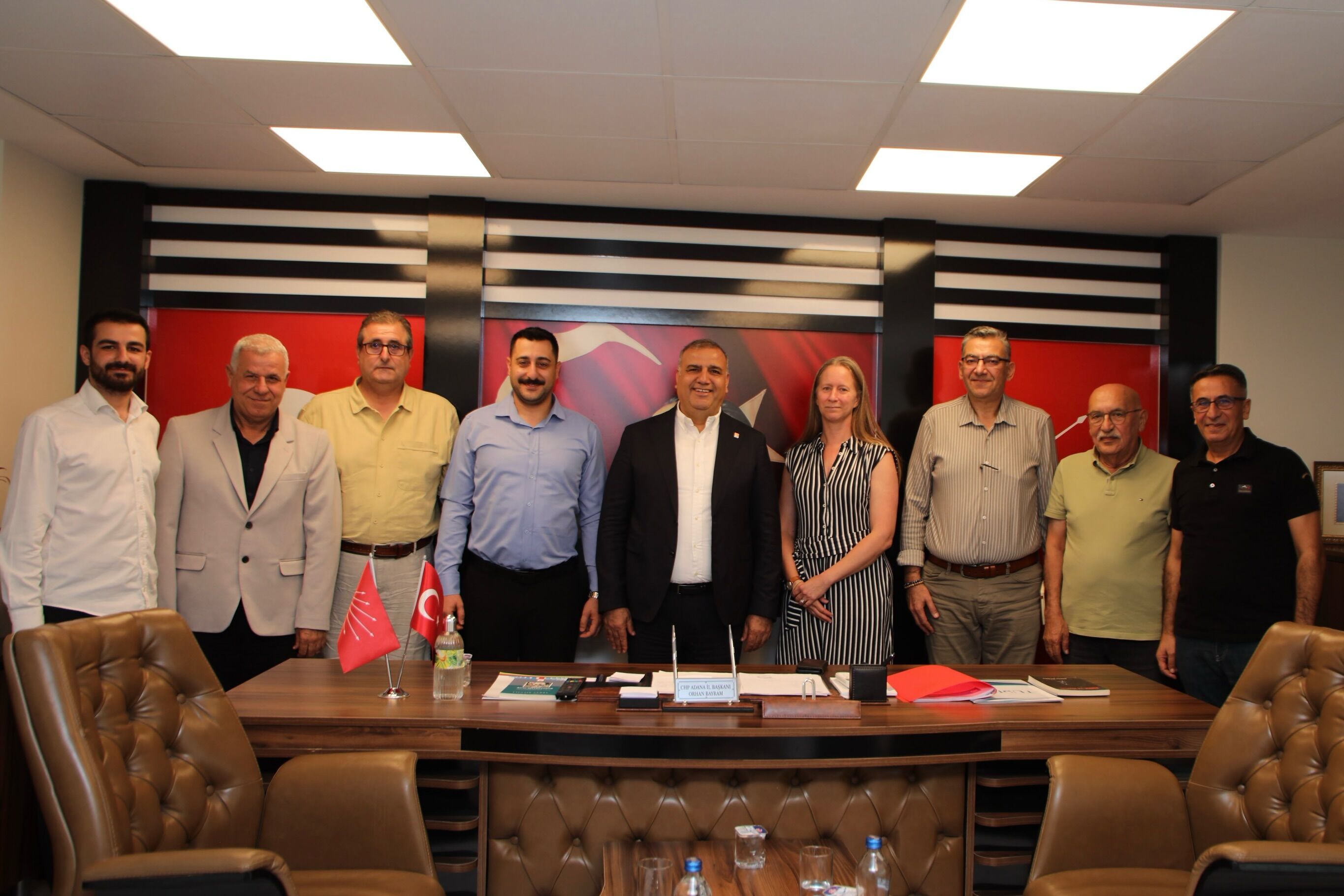 Chp Adana İl Başkanlığı’ndan Diplomatik Temas (1)
