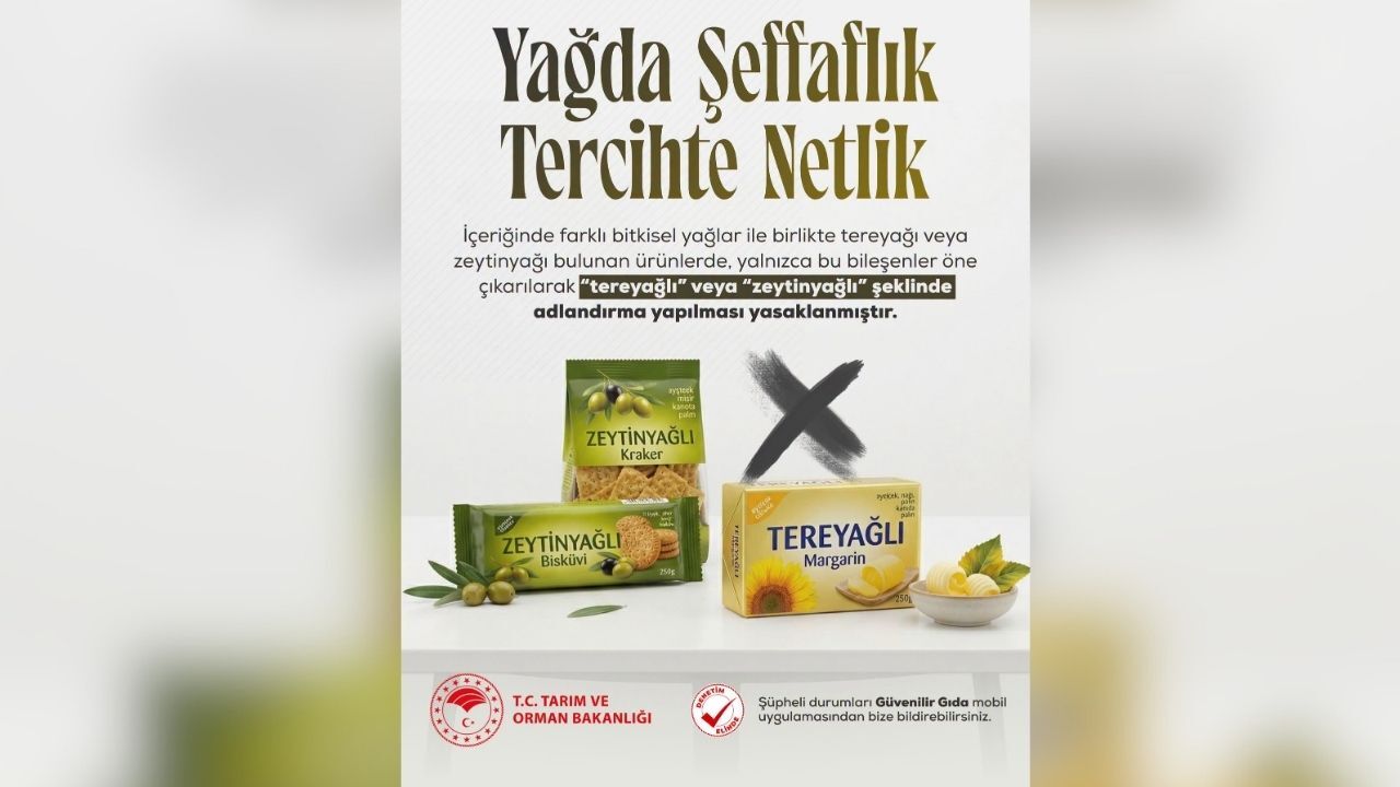 Gıdada Yeni Dönem “Tereyağlı” Ve “Zeytinyağlı” Ifadelerine Düzenleme