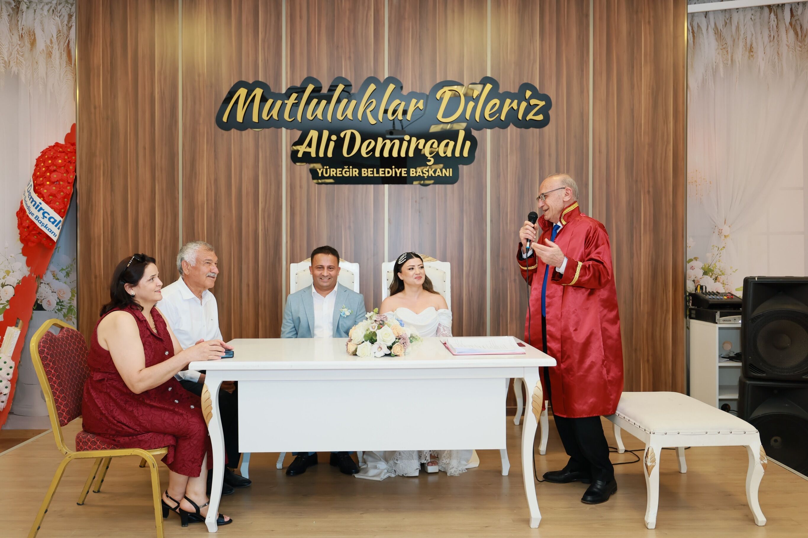 Gonca Ve İsmail Çiftine Görkemli Nikâh Şahitlik Zeydan Karalar'dan (1)