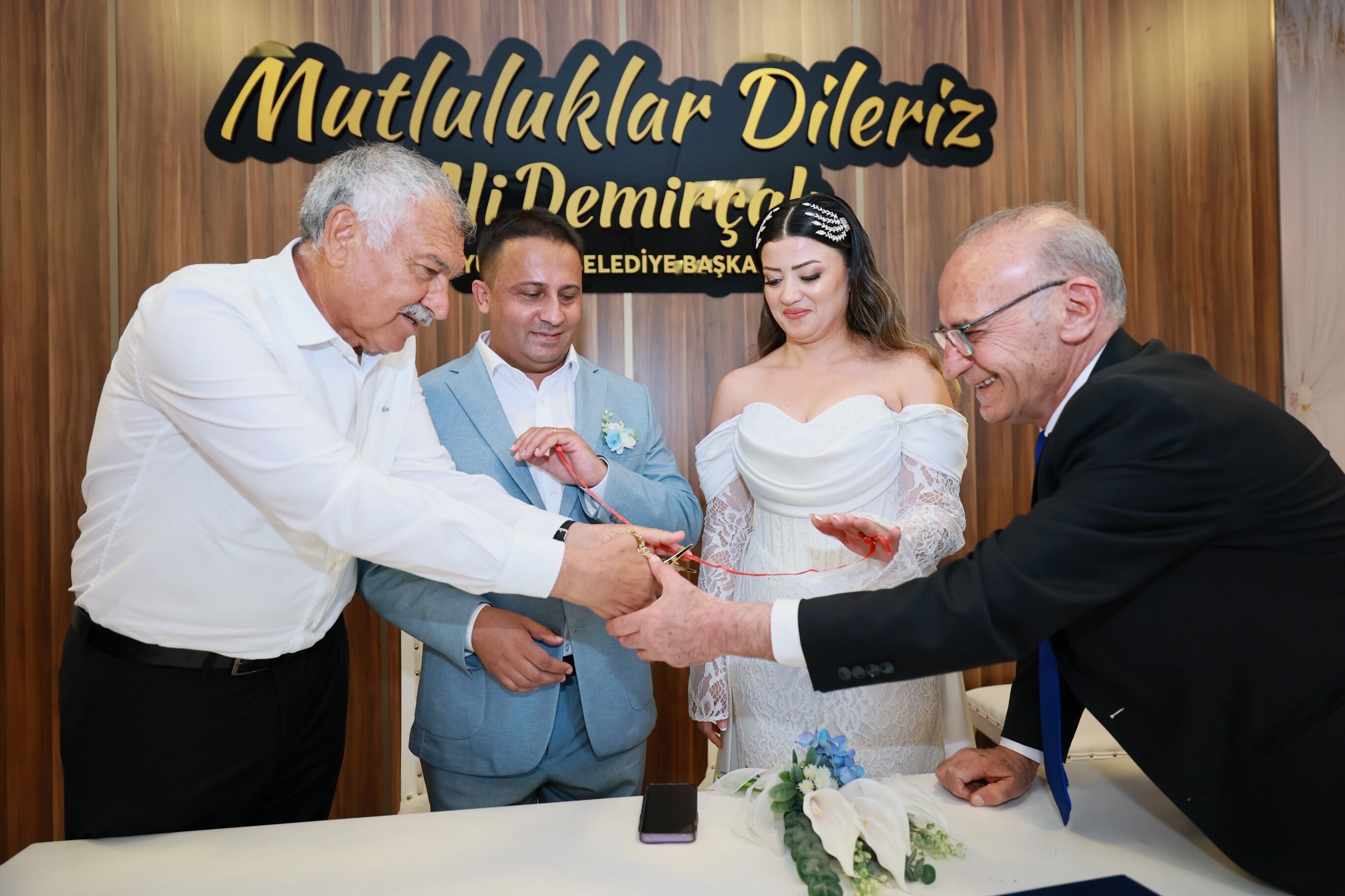 Gonca Ve İsmail Çiftine Görkemli Nikâh Şahitlik Zeydan Karalar'dan (3)