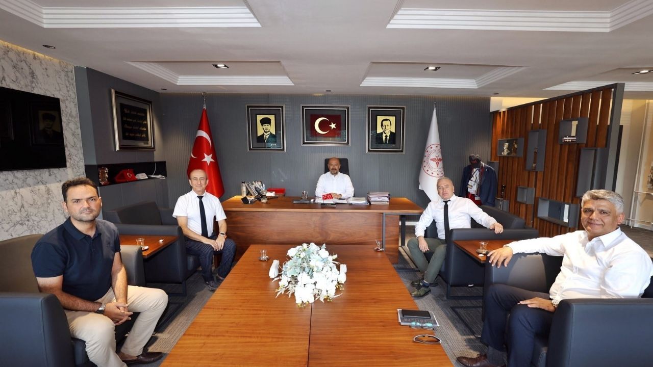 Halil Nacar, Balcalı Hastanesi Yönetimini Ağırladı (1)