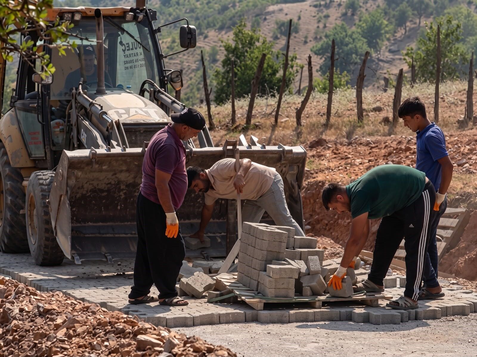 Kozan'da 11 Mahallede Yol Seferberliği (1)