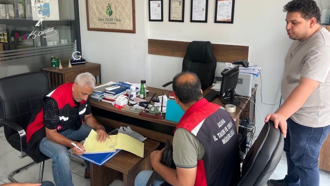 Kozan’da Bitki Koruma Ürünleri Bayileri Denetimden Geçiyor (2)