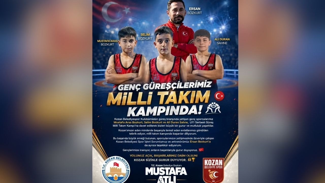 Kozan’ın Genç Güreşçileri Milli Takım Kampına Davet Edildi (1)