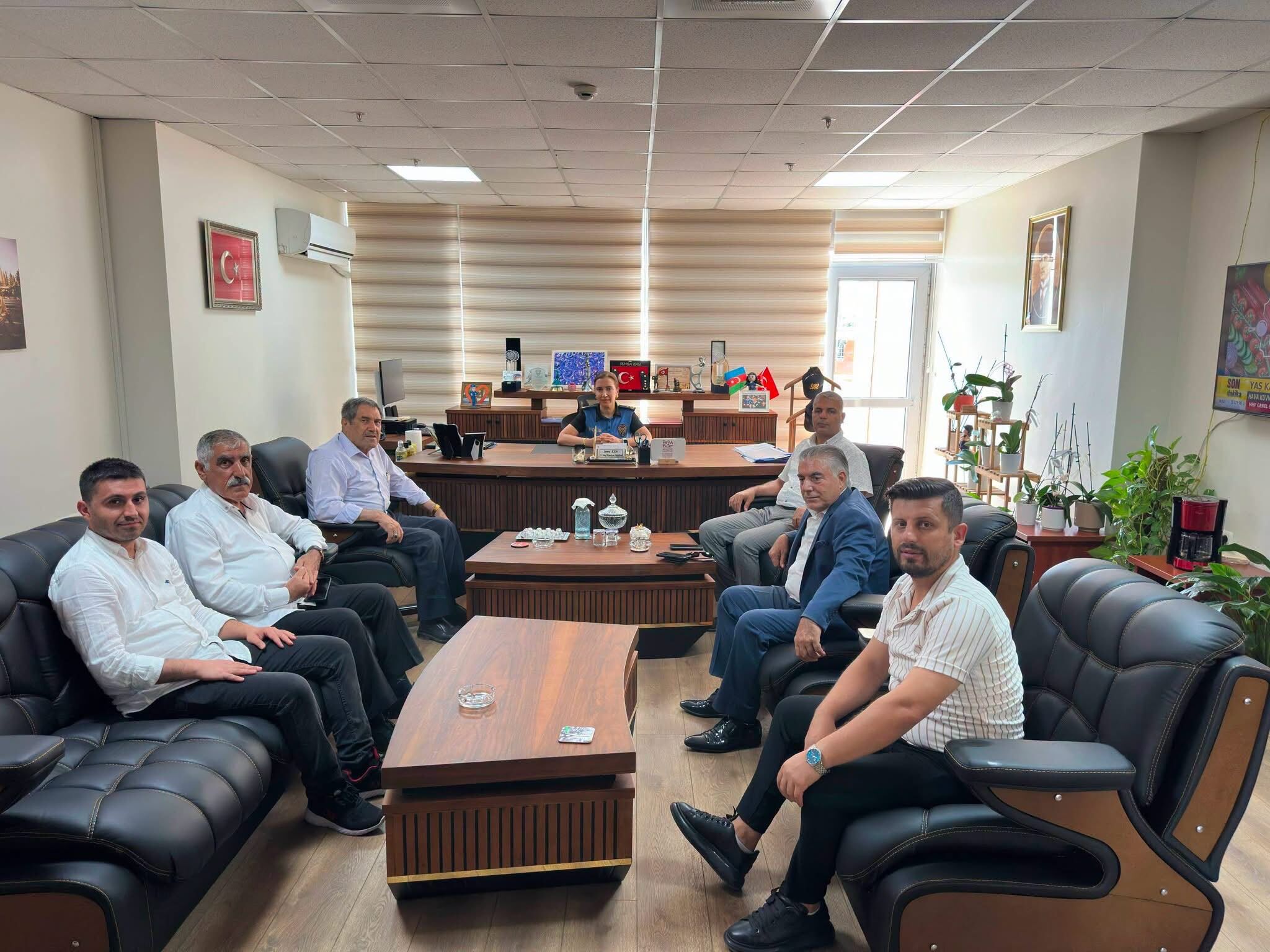 Mar Dad Heyetinden Toplum Destekli Polislik Şube Müdürü Semra Kan’a Nezaket Ziyareti (1)