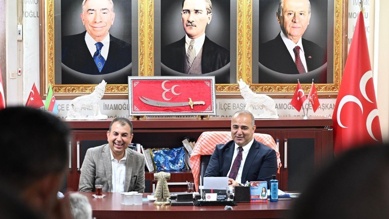 Mhp Adana İl Başkanlığı İmamoğlu'nda Esnaf Ve Vatandaşlarla Buluştu