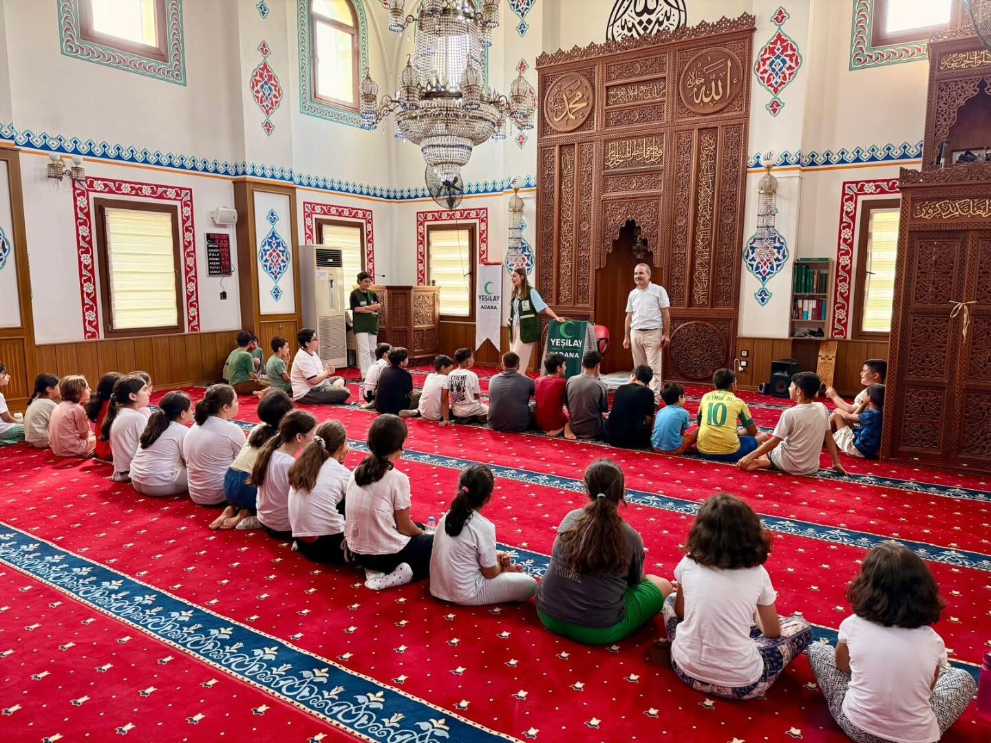 Miniklerden Bağımsızlığa Ilk Adım Hacı Fehmi Dönmez Camii’nde Yeşilay Buluşması (1)